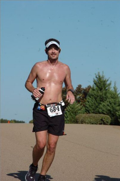 Feeling good at mile 19